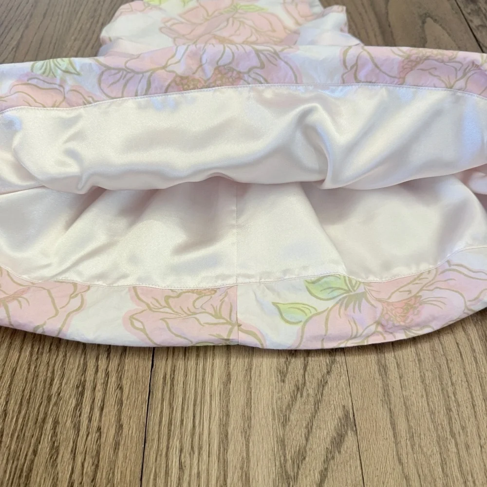Gymboree Pink and White Floral Dress VINTAGE EUC. Sleeveless Sz 18-24 Mo BK